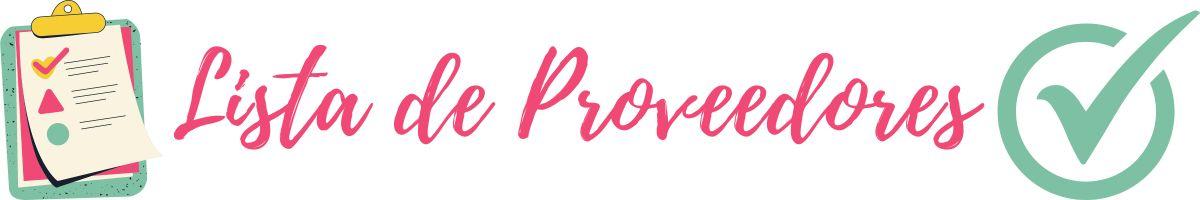 Lista de Proveedores