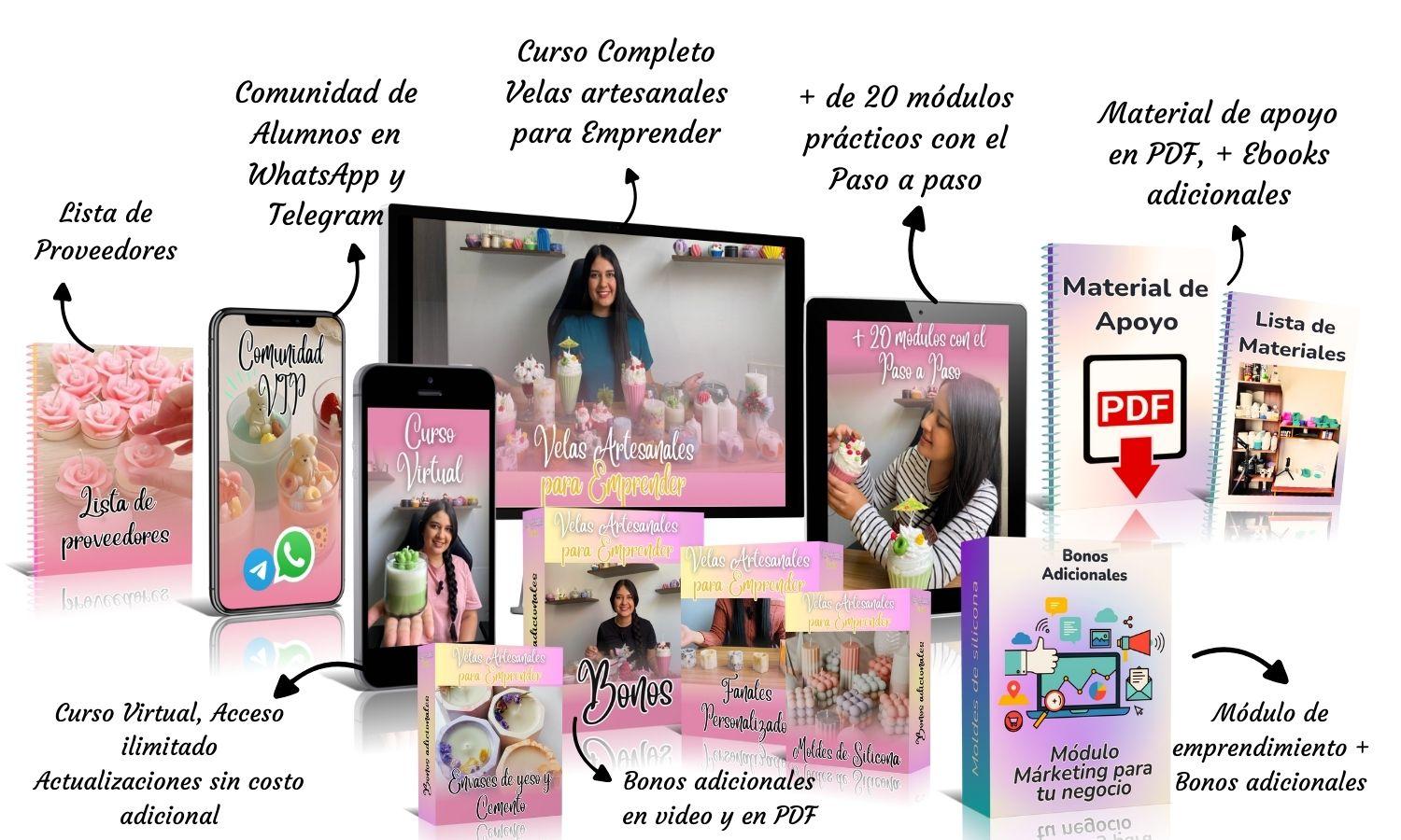mockups completo de velas